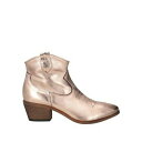 【送料無料】 ジュ テーム レディース ブーツ シューズ Ankle boots Metallic