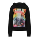 【送料無料】 ディースクエアード レディース パーカー・スウェットシャツ アウター Sweatshirts Black