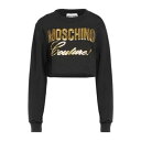 【送料無料】 モスキーノ レディース パーカー・スウェットシャツ アウター Sweatshirts Black