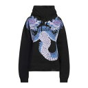 【送料無料】 ディースクエアード レディース パーカー・スウェットシャツ アウター Sweatshirts Black
