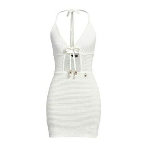 【送料無料】 エリザベスフランキ レディース ワンピース トップス Mini dresses White 【送料無料】 エリザベスフランキ レディース ワンピース トップス Mini dresses White