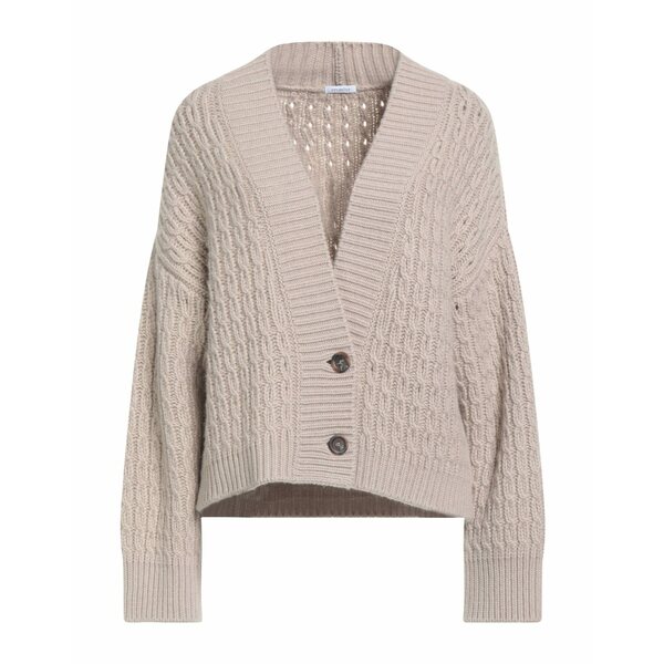 【送料無料】 マロ レディース ニット&セーター アウター Cardigans Beige