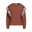 【送料無料】 ジジル レディース パーカー・スウェットシャツ アウター Sweatshirts Brown