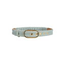 【送料無料】 エリザベスフランキ レディース ベルト アクセサリー Belts Green