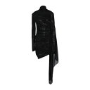 【送料無料】 マグラー レディース ワンピース トップス Mini dresses Black