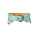 【送料無料】 エリザベスフランキ レディース ベルト アクセサリー Belts Green