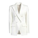 【送料無料】 マックイーン レディース ジャケット&ブルゾン アウター Blazers White