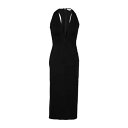 【送料無料】 アレッサンドロ ヴィジランテ レディース ワンピース トップス Midi dresses Black