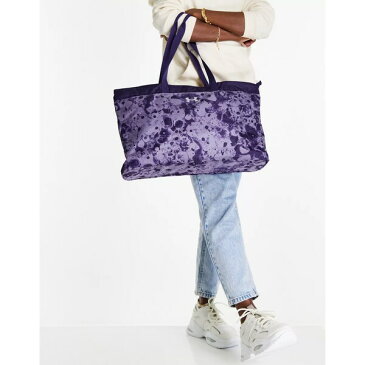 アンダーアーマー レディース トートバッグ バッグ Under Armour Favorite tote bag in purple marble PURPLE