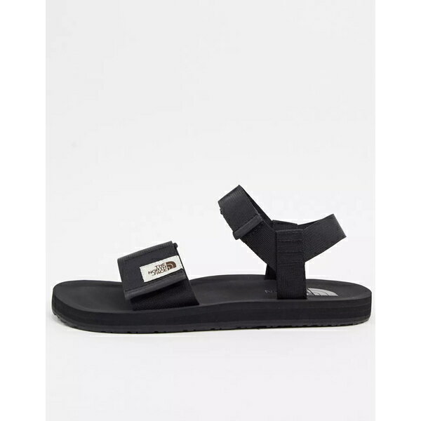 ノースフェイス メンズ サンダル シューズ The North Face Skeena sandal in black Tnf black/tnf black