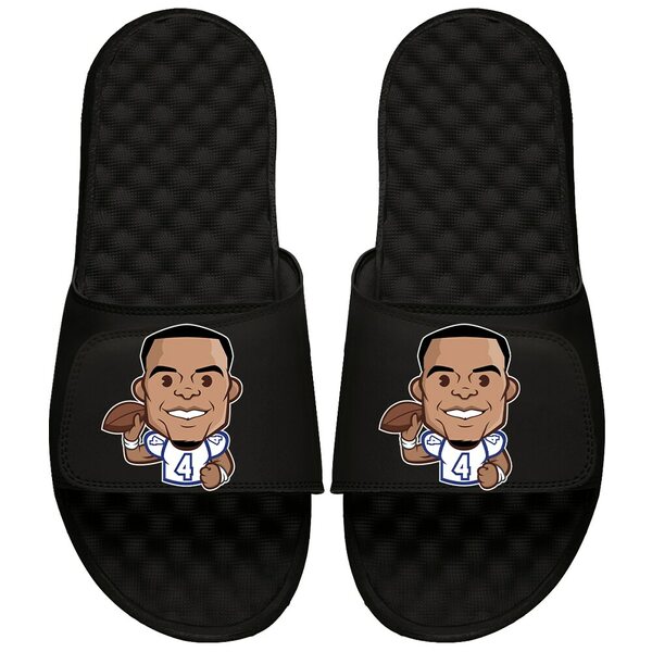 楽天astyアイスライド メンズ サンダル シューズ Dak Prescott NFLPA ISlide Emoji Slide Sandals Black