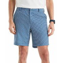 ナウティカ メンズ カジュアルパンツ ボトムス Men's Slim-Fit Shark Graphic Shorts Union Blue
