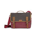 TSDブランド レディース ショルダーバッグ バッグ Mountain Wood Canvas Messenger Bag Burgundy