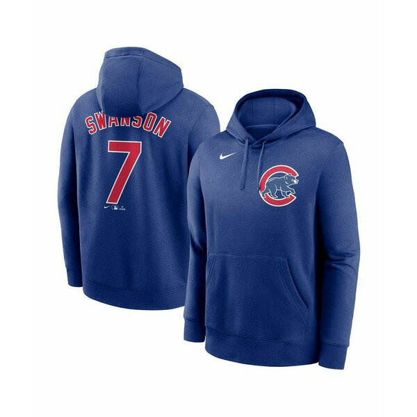 ʥ  ѡåȥ  Men's Dansby Swanson Royal Chicago Cubs Pla...
