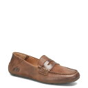 ボーン メンズ スリッポン・ローファー シューズ Men's Marcel Nubuck Leather Penny Loafers Rust, Dark Br...