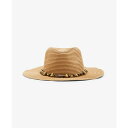 スティーブ マデン レディース 帽子 アクセサリー Beaded Trim Western Hat Tan