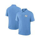ジョーダン メンズ シャツ トップス Men's Carolina Blue North Carolina Tar Heels Primetime Victory Primary Logo Performance Polo Shirt Light Blue