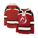 47ブランド メンズ パーカー・スウェットシャツ アウター Men's Red New Jersey Devils Big & Tall Superior La...