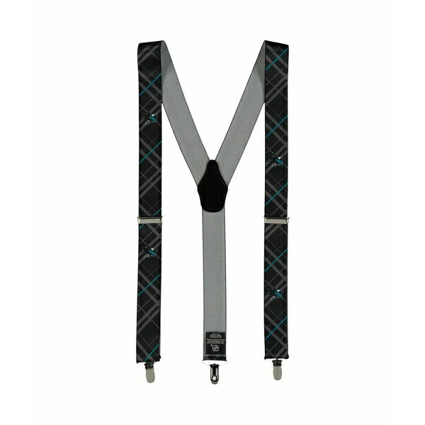 エーグルウィング メンズ ベルト アクセサリー Men's Black San Jose Sharks Suspenders Black
