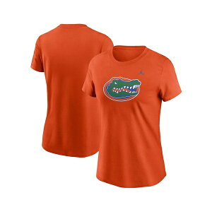 ジョーダン レディース Tシャツ トップス Women's Orange Florida Gators Primetime Logo T-Shirt Orange