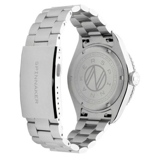 スピ二カー メンズ 腕時計 アクセサリー Men's Spence 300 Automatic Solid Stainless Steel Bracelet Watch, 40mm White