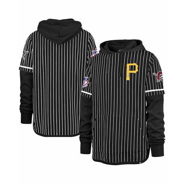 47֥  ѡåȥ  Men's Black Pittsburgh Pirates Pinstripe...