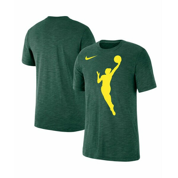 ナイキ レディース Tシャツ トップス Men's and Women's Hunter Green WNBA Logowoman T-shirt Hunter Green