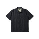 クイックシルバー ウォーター マン メンズ シャツ トップス Quiksilver Men's Island Jungle Woven Shirt Phantom