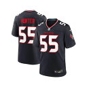 ナイキ メンズ シャツ トップス Men's Danielle Hunter Navy Houston Texans Team Game Jersey Navy(4)