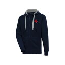 アンティグア メンズ ジャケット&ブルゾン アウター Men's Navy Boston Red Sox Big Tall Victory Full-Zip Hoodie Jacket Navy