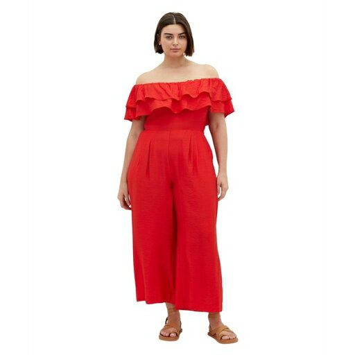 シティーシック レディース ワンピース トップス Plus Size Poppy Jumpsuit Sunset シティーシック レディース ワンピース トップス Plus Size Poppy Jumpsuit Sunset