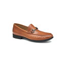 ジョンストンアンドマーフィー メンズ スリッポン・ローファー シューズ Men's Harrison Bit Loafer Cognac glove leath...
