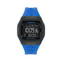 アディダス メンズ 腕時計 アクセサリー Unisex Analog Blue Resin Watch, 48mm Blue(2)