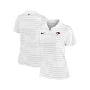 ナイキ レディース カットソー トップス Women's White Toronto Blue Jays Authentic Collection Victory Performance Polo Shirt White(4)