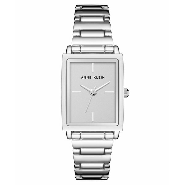 アンクライン レディース 腕時計 アクセサリー Women's Link Bracelet Watch in Silver-Tone Metal, 21x33.5mm Silver-Tone