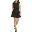 カルバンクライン レディース ワンピース トップス Women's X-Fit Side-Cutout A-Line Dress Black