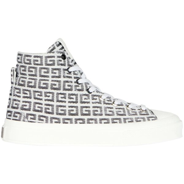 Givenchy ジバンシー メンズ スニーカー 【Givenchy City High-Top In 4G】 サイズ EU_44(29.0cm) Black White