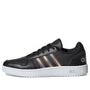 adidas アディダス レディース スニーカー Black/White 【(WMNS) adidas Hoops 2.0 'Black Tactile Gol...