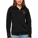 アンティグア レディース パーカー・スウェットシャツ アウター Illinois State Redbirds Antigua Women's Protect FullZip Jacket Black