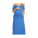 ホワイトマーク レディース ワンピース トップス Maternity Lexi Maxi Dress Royal Blue