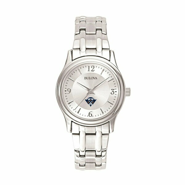 楽天astyブロバ レディース 腕時計 アクセサリー TennesseeMartin Skyhawks Bulova Women's SilverTone Dial Stainless Steel Quartz Watch Silver