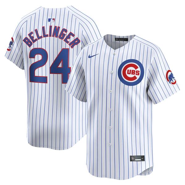 ナイキ メンズ ユニフォーム トップス Cody Bellinger Chicago Cubs Nike Home Limited Player Jersey White