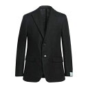 【送料無料】 カルーゾ メンズ ジャケット&ブルゾン アウター Blazers Black