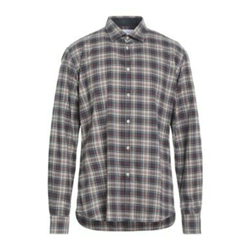 【送料無料】 アリーニ メンズ シャツ トップス Shirts Brown 【送料無料】 アリーニ メンズ シャツ トップス Shirts Brown