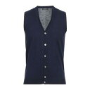 【送料無料】 ロッソピューロ メンズ カーディガン アウター Cardigans Blue