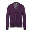 【送料無料】 アルファス テューディオ メンズ カーディガン アウター Cardigans Purple