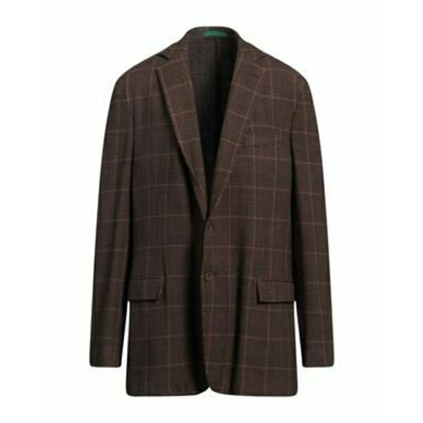 【送料無料】 パルジレリ メンズ ジャケット&ブルゾン アウター Blazers Brown