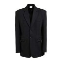 【送料無料】 ヴェトモン メンズ ジャケット&ブルゾン アウター Blazers Black
