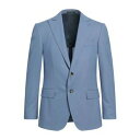 【送料無料】 カルーゾ メンズ ジャケット&ブルゾン アウター Blazers Blue