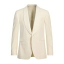 【送料無料】 カルーゾ メンズ ジャケット&ブルゾン アウター Blazers White